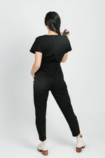 Piper & Scoot: The Bianca Cinch Jumpsuit in Black