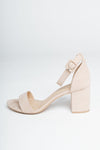 Chinese Laundry: Jody Block Suede Heel in Sand