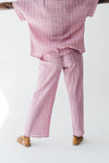 The Kutcher Plaid Bottom in Pink
